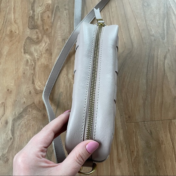 Madewell Pink Woven Crossbody Bag